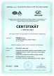 Certifikát potvrzující zavedení a shodu systému enviromentálního managementu